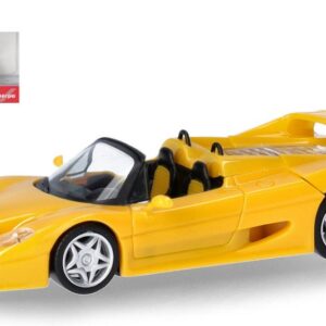 Modellino auto scala 1:87 Herpa  FERRARI F50 GIALLO MODENA 1:87 diecast modellismo statico