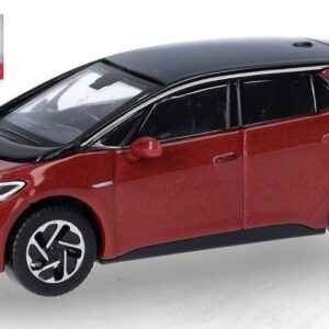 Modellino auto scala 1:87 Herpa  VW ID 3 RE ROSSO  1:87 diecast modellismo statico