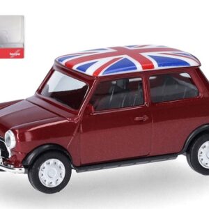 Modellino auto scala 1:87 Herpa  MINI MAYFAIR 2 PORTE HNIGHTFIRE RED  1:87 diecast modellismo statico