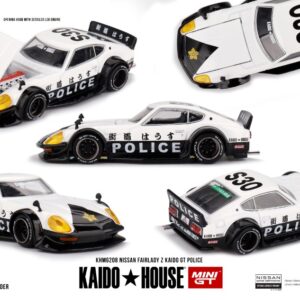 Modellino  Mini GT  NISSAN FAIRLADY Z KAIDO GTPOLICE 1978 1:64 modellismo