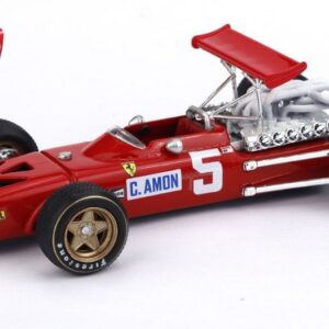 Modellino auto formula 1 F1 1:43 FERRARI 312 F1 GRAN BRETAGNA GP 1968 AMON diecast modellismo