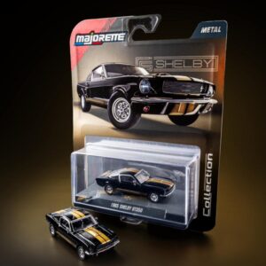 Modellino auto scala 1:64 Majorette  SHELBY GT350 1965 BLACKGOLD 1:64 modellismo