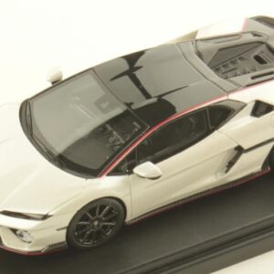 Modellino auto scala 1:43 Looksmart LAMBORGHINI TEMERARIO PACKAGE BALOON WHITE diecast modellismo statico