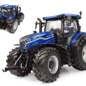 Modellino Universal Hobbies TRATTORE NEW HOLLAND T7.210 DYNAMIC BLUE 1:32 modellismo