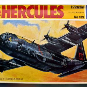 Modellino aereo model kit montaggi AC-130A GUNSHIP HERCULES italeri scala 1:72 modellismo