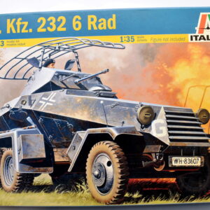 Modellino model kit montaggio carri armati tank SD.KFZ 232 6 RAD italeri scala 1:35 modellismo