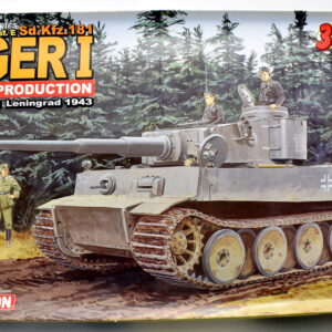 Modellino model kit montaggio carri armati tank SD.KFZ.181 TIGER I dragon scala 1:35 modellismo