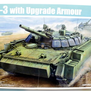 Modellino model kit montaggio carri armati tank BMP-3 WITH UPGRADE ARMOUR trumpeter scala 1:35 modellismo