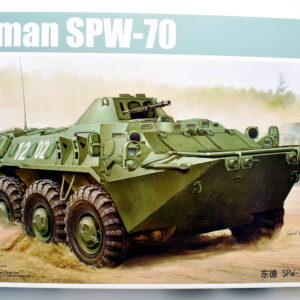 Modellino model kit montaggio carri armati tank GERMAN SPW-70 trumpeter scala 1:35 modellismo