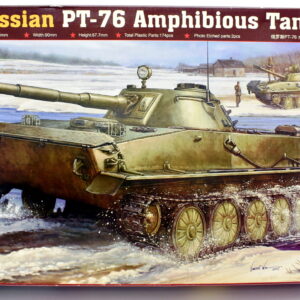 Modellino model kit montaggio carri armati tank RUSSIAN PT-76 AMPHIBIOUS trumpeter scala 1:35 modellismo