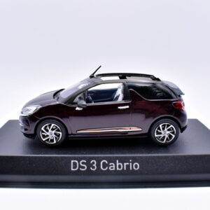 Modellino auto scala 1:43 DS 3 cabrio norev diecast modellismo statico da collezione