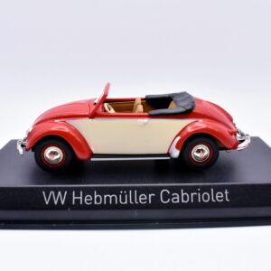 Modellino auto scala 1:43 VW hebmuller cabriolet norev diecast modellismo statico da collezione