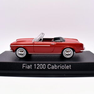 Modellino auto scala 1:43 fiat 1200 cabriolet norev diecast modellismo statico da collezione