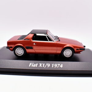 Modellino auto scala 1:43 fiat X1/9 maxichamps diecast modellismo da collezione