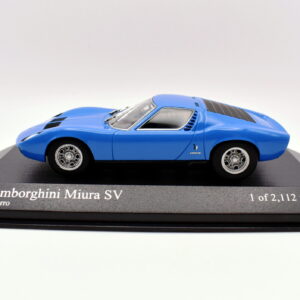 Modellino auto scala 1:43 lamborghini miura SV minichamps diecast modellismo da collezione
