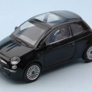 Modellino auto scala 1:43 New Ray  FIAT NUOVA 500 2007 BLACK diecast modellismo statico