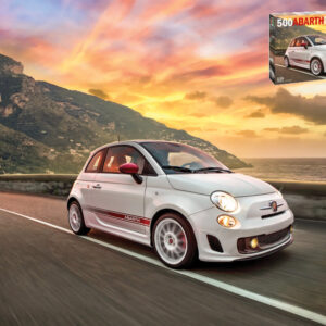 Modellino auto kit di montaggio model kit Italeri 500 ABARTH scala 1:24 modellismo
