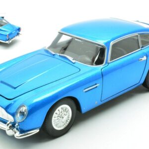 Modellino auto scala 1:24 ASTON MARTIN DB5 BLUE diecast modellismo statico
