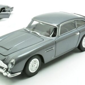 Modellino auto scala 1:24 ASTON MARTIN DB5 1964 GREY diecast modellismo statico