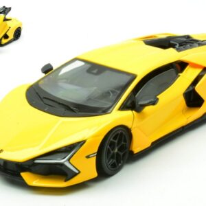 Modellino auto scala 1:24 LAMBORGHINI REVUELTO YELLOW diecast modellismo statico