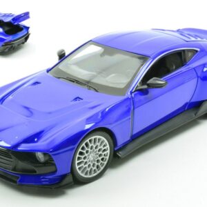 Modellino auto scala 1:24 ASTON MARTIN VALOUR BLUE diecast modellismo statico