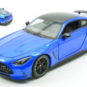 Modellino auto scala 1:24 MERCEDES AMG GT BLUE diecast modellismo statico