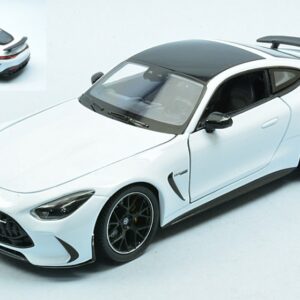 Modellino auto scala 1:24 MERCEDES AMG GT WHITE diecast modellismo statico