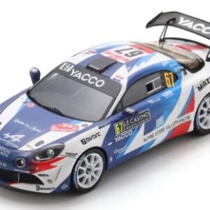 Modellino auto rally scala 1:43 Spark Model  ALPINE A110 N.67 WINNER RGT MONTE CARLO 2025 R.ASTIER-D.GIRAUDET modellismo