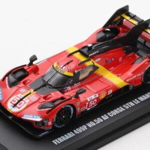 Modellino auto scala 1:64 Looksmart FERRARI 499P N.50 5th LE MANS 2023 racing modellismo