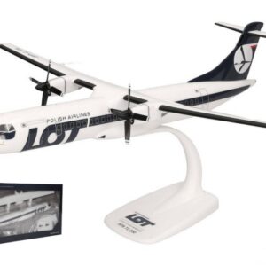 aereo Modellini aerei di linea ATR 72-200 LOT POLISH AIRLINES 1:100 modellismo statico da collezione