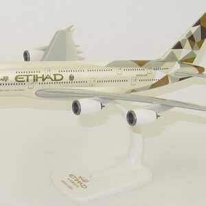 aereo Modellini aerei di linea AIRBUS A380-800 ETHIAD AIRWAYS 1:250 modellismo statico da collezione