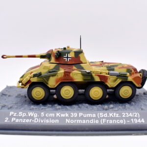 Modellini carri armati tank pz.sp.wg 5cm kwk 39 puma veicoli militari da combattimento collezione