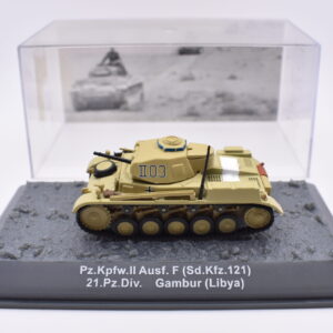Modellini carri armati tank pz.kpfw.II ausf.f veicoli militari da combattimento collezione