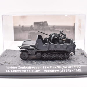 Modellini carri armati tank ieichter zugkraftwagen 1+ flak 38 veicoli militari da combattimento collezione
