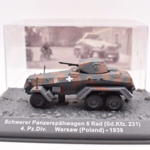 Modellini carri armati tank schwerer panzerspahwagen 6 rad veicoli militari da combattimento collezione