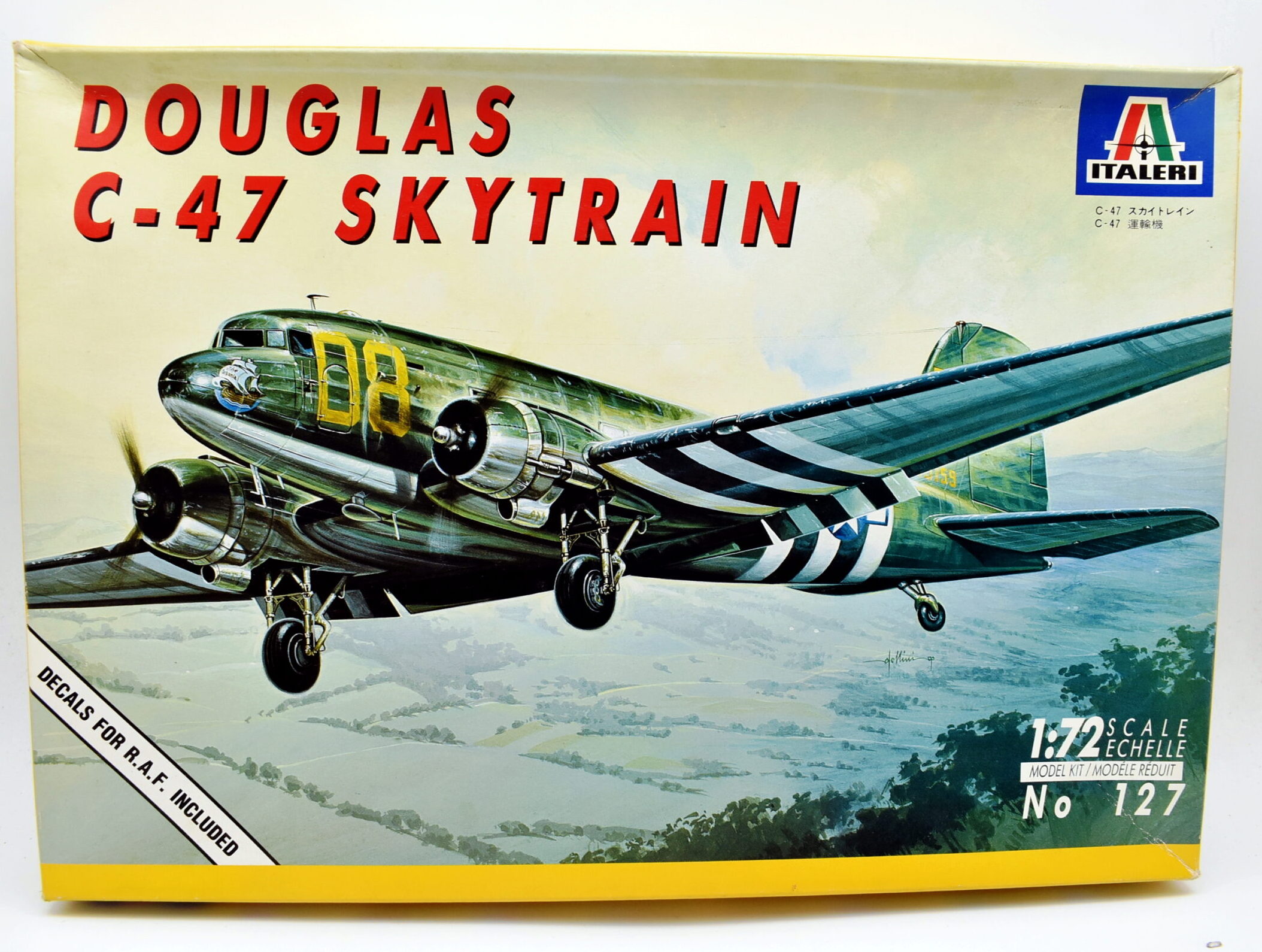Modellini aerei model kit montaggi DOUGLAS C-47 SKYTRAIN italeri 1:72 modellismo