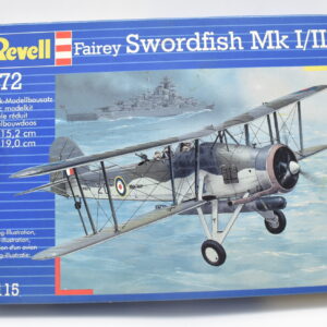 Modellino model kit montaggio aerei FAIREY SWORDFISH MK I/III scala 1:72 modellismo