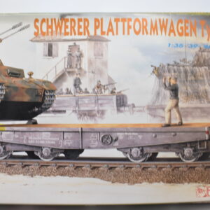 Modellino model kit montaggio carri armati tank SCHWERER PLATTFORMWAGEN TYP SSY dragon scala 1:35 modellismo