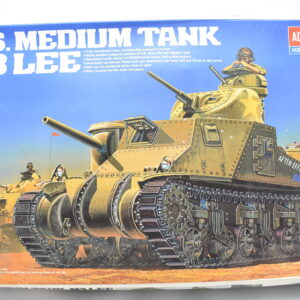 Modellino model kit montaggio carri armati tank U.S. MEDIUM TANK M3 LEE academy scala 1:35 modellismo