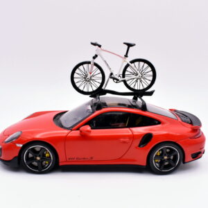 Modellino auto scala 1:43 porsche 911 + bike modellismo spark model