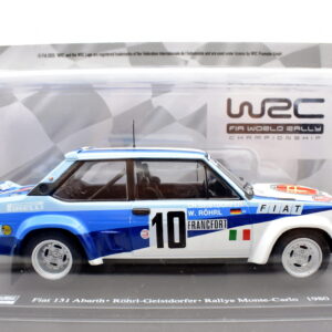 Modellino auto WRC scala 1:24 fiat 131 abarth modellismo diecast