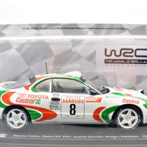 Modellino auto WRC scala 1:24 toyota celica turbo modellismo diecast