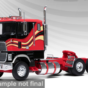 Modellino camion scala 1: Ixo Model AMERICA FORD CL 9000 1976 RED truck lorry modellismo statico