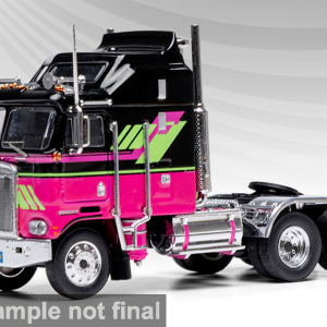 Modellino camion scala 1: Ixo Model KENWORTH K100 AERODYNE 1976 BLACK 1:64 truck lorry modellismo statico
