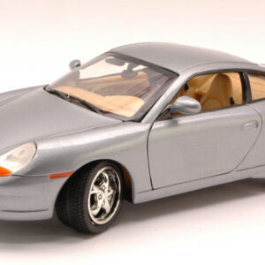 Modellino auto scala 1:18 PORSCHE 911 996 CARRERA 2000 SILVER diecast modellismo statico