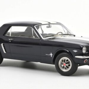 Modellino auto scala 1:18 Norev FORD MUSTANG COUPE 1966 BLUE diecast modellismo statico