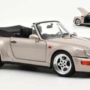 Modellino auto scala 1:18 Norev PORSCHE 911 TURBO 1992 SILVER diecast modellismo statico