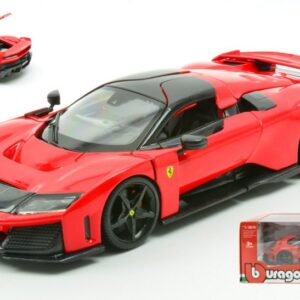 Modellino auto scala 1:24 Burago FERRARI F80 RED diecast modellismo statico
