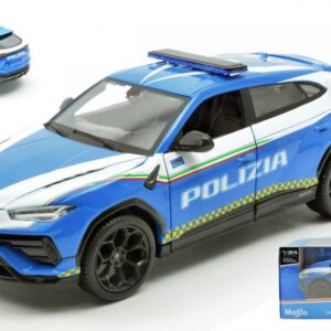 Modellino auto scala 1:24 LAMBORGHINI URUS PERFORMANTE POLIZIA modellismo