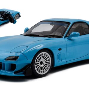 Modellino auto scala 1:18 Solido MAZDA RX7 FD3RS BLUE diecast modellismo statico
